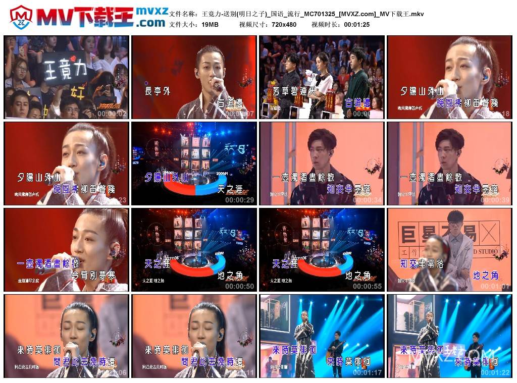 王竟力-送别(明日之子)_国语_流行_MC701325